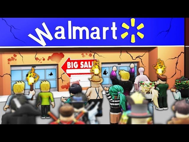 Roblox Walmart Raid With 1000 People Ytread - roblox how to wait shorter than 1 30th second