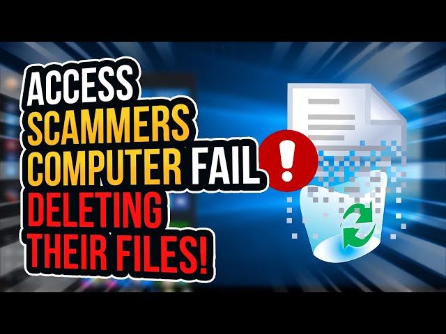 anydesk delete scammer files