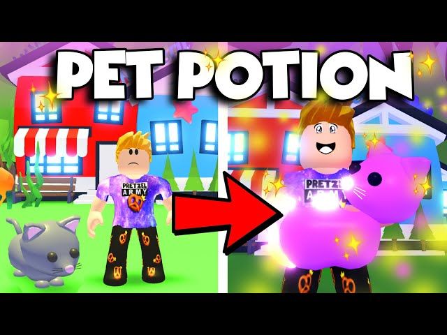 New Pet Potion In Adopt Me Change The Color Of Ytread - robux prezley roblox username