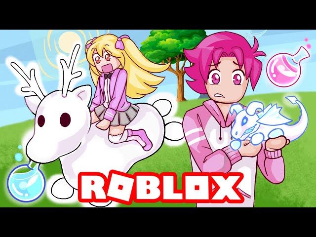 We Tried The New Potions On All Our Neon Pets In Ytread - how to eat in adopt me roblox