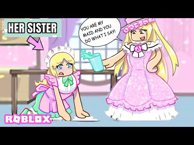 I Lied To My Twin Sister And Turned Her Into A Ytread - maid shirt roblox