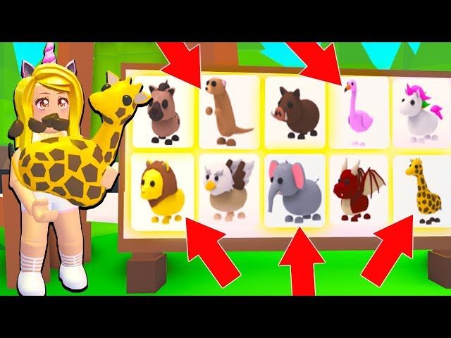 Buying All The New Safari Pets In Adopt Me Roblox Ytread - new adopt me new roblox pictures