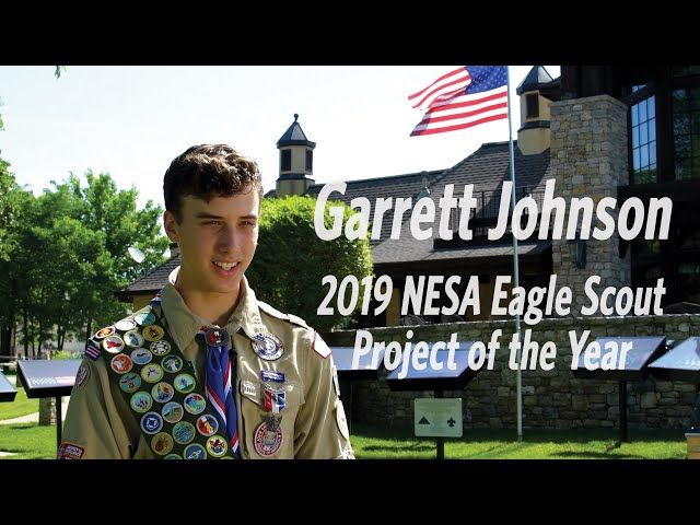 Garrett Johnson, 2019 Eagle Scout Project of the Year