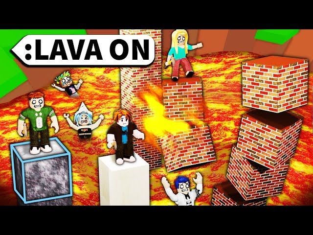 Roblox Admin Build To Survive Lava Rising Ytread - my roblox game keeps falling apart