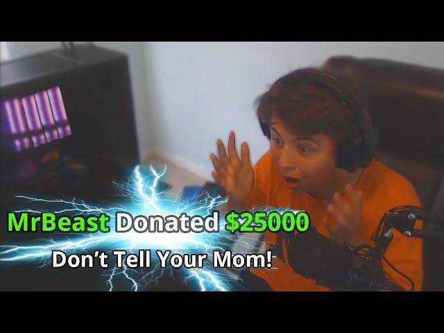 I Donated 25000 To Random Kids Streaming Fortnite Ytread - donating money to random roblox streamers