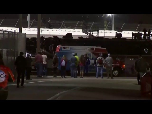 Ryan Newman hospitalized after crash in Daytona 500.