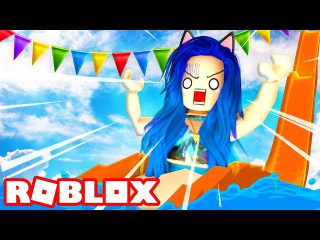 Roblox Family Worlds Tallest Water Slide Going To Ytread - water park roblox