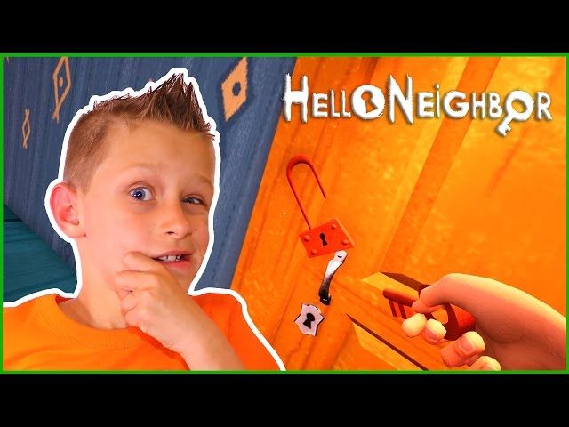 get the red key in hello neighbor