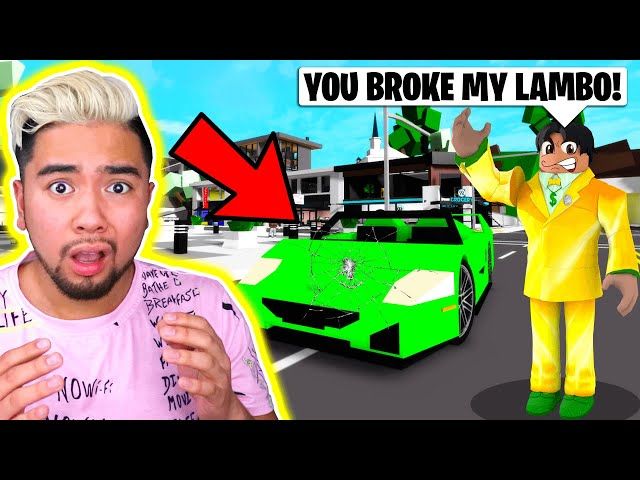 I Crashed Into A Rich Brats Lambo Roblox Ytread - old brookhaven roblox map