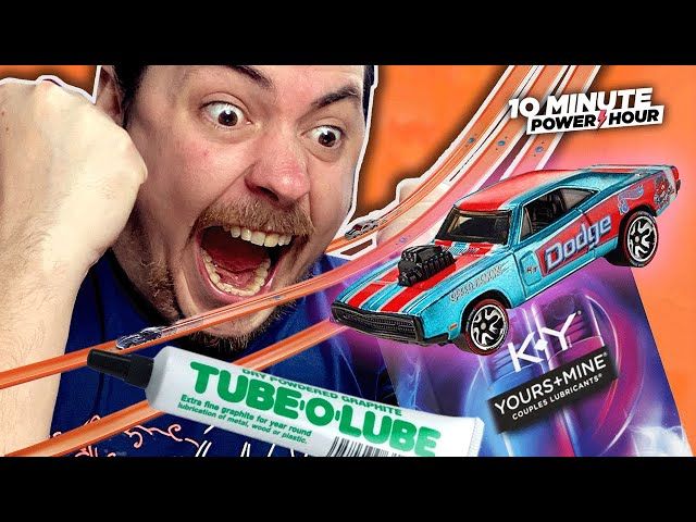 Making the FASTEST Hot Wheels Car Possible - 10 Minute Power Hour