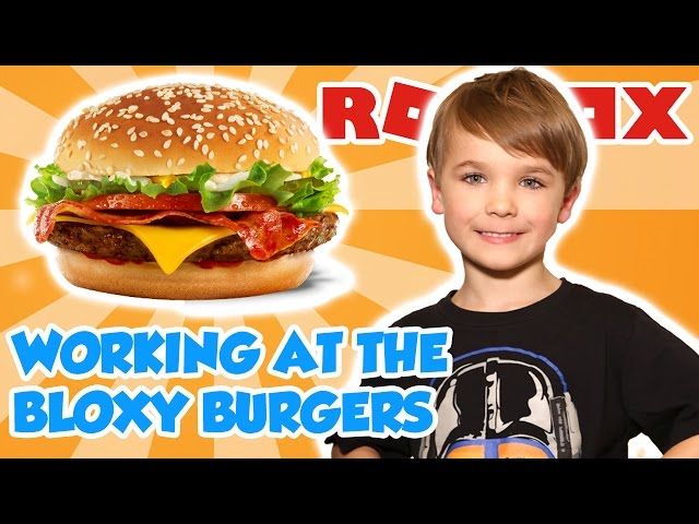 Working At The Bloxy Burgers Roblox Welcome To Ytread - hamburger roblox game