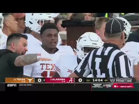 11 texas vs 3 alabama highlights college football week 2 2023 college football highlights