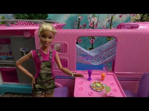 barbie and ken overnight camping trip