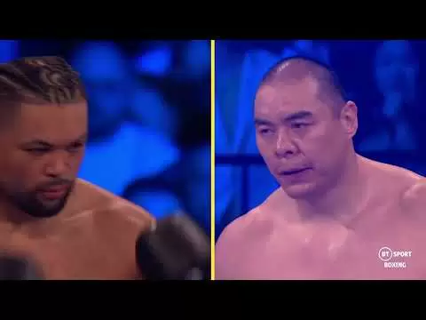 big bang zhang with a tko joyce vs zhang official fight highlights bt sport