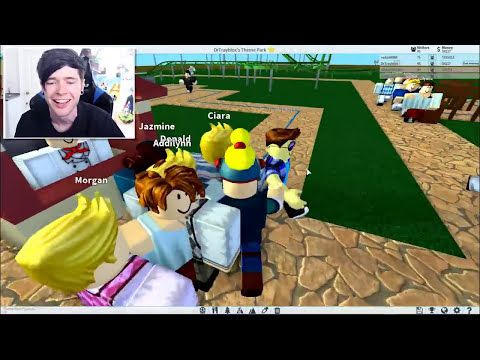 Building My Own Roblox Theme Park Roblox Ytread - dantdm theme park roblox