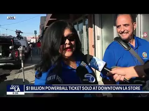 california lottery officials arrive at dtla store where 1b powerball ticket was sold