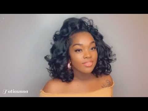 How To Half Up Half Down Quick Weave Bob Step Ytread