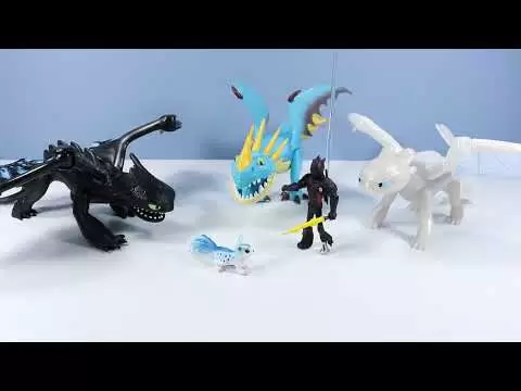how to train your dragon 3 the hidden world deluxe toothless and stormfly toys