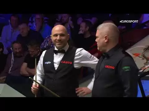 just stop oil activists invade the crucible and throw powder on table eurosport snooker