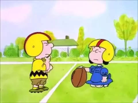 lucy charlie brown kicking the ball compilation the charlie brown and snoopy show