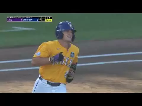 men s college world series finals game 1 lsu tigers vs florida gators full game highlights