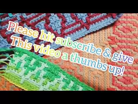mosaic crochet along cal pattern 1 part 1 beginner friendly crochet week 1