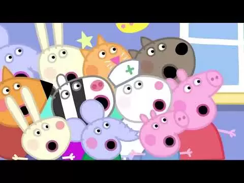 peppa pig falls over and gets a boo boo peppa pig official channel family kids cartoons