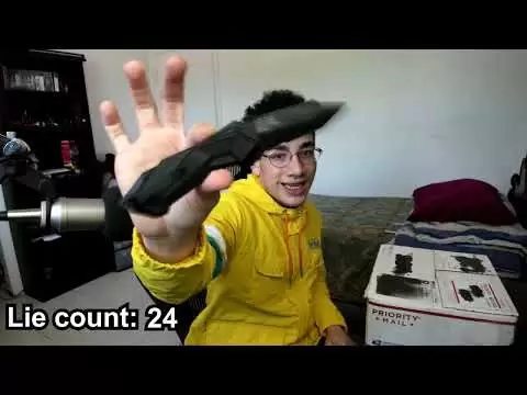sernanado unboxing gta vi except every time he lies the speed increases by 1