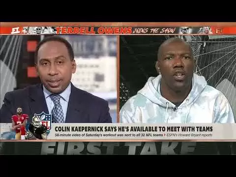 terrell owens confronts stephen a over colin kaepernick criticisms first take