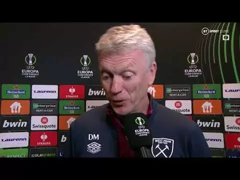 we didn t do enough to threaten them david moyes gives his thoughts on west ham s draw to gent
