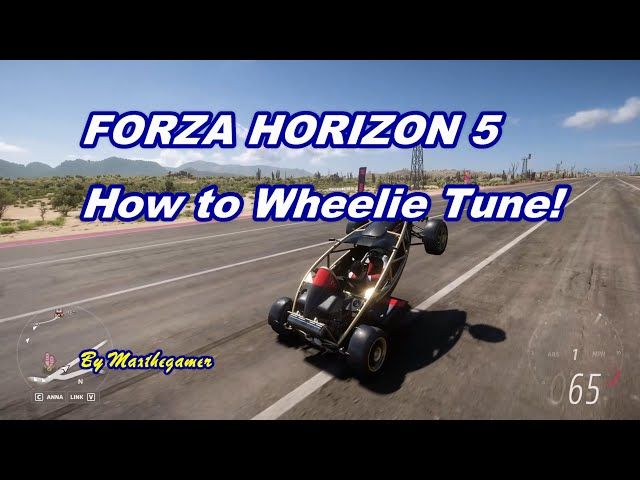 FORZA HORIZON 5, HOW TO WHEELIE TUNE! - YTread